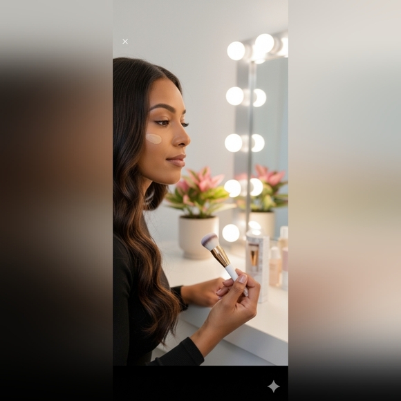 FLOWER BEAUTY By Drew Barrymore Foundation Buffing Brush (New) - Picture 1 of 3